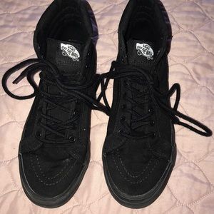 Vans SK8 hi-tops - Black/ Black - Size 4.5